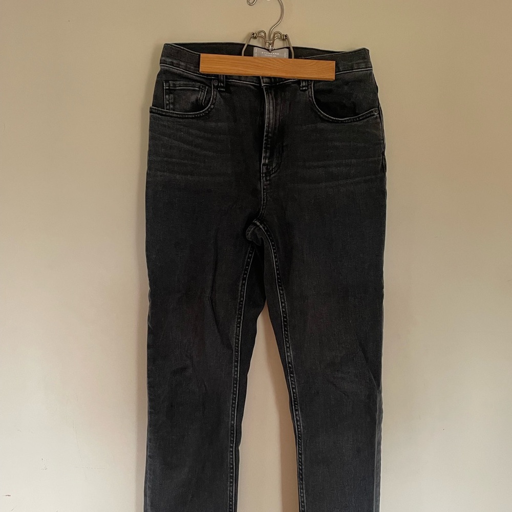Everlane The Cheeky Jean in Black